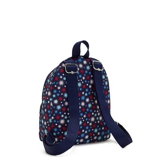 Plecaki Kipling Paola Small Printed Niebieskie | PL 1614CT